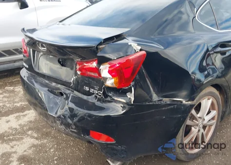 2007 Lexus Is 250 from USA, damaged, VIN JTHBK262875027403